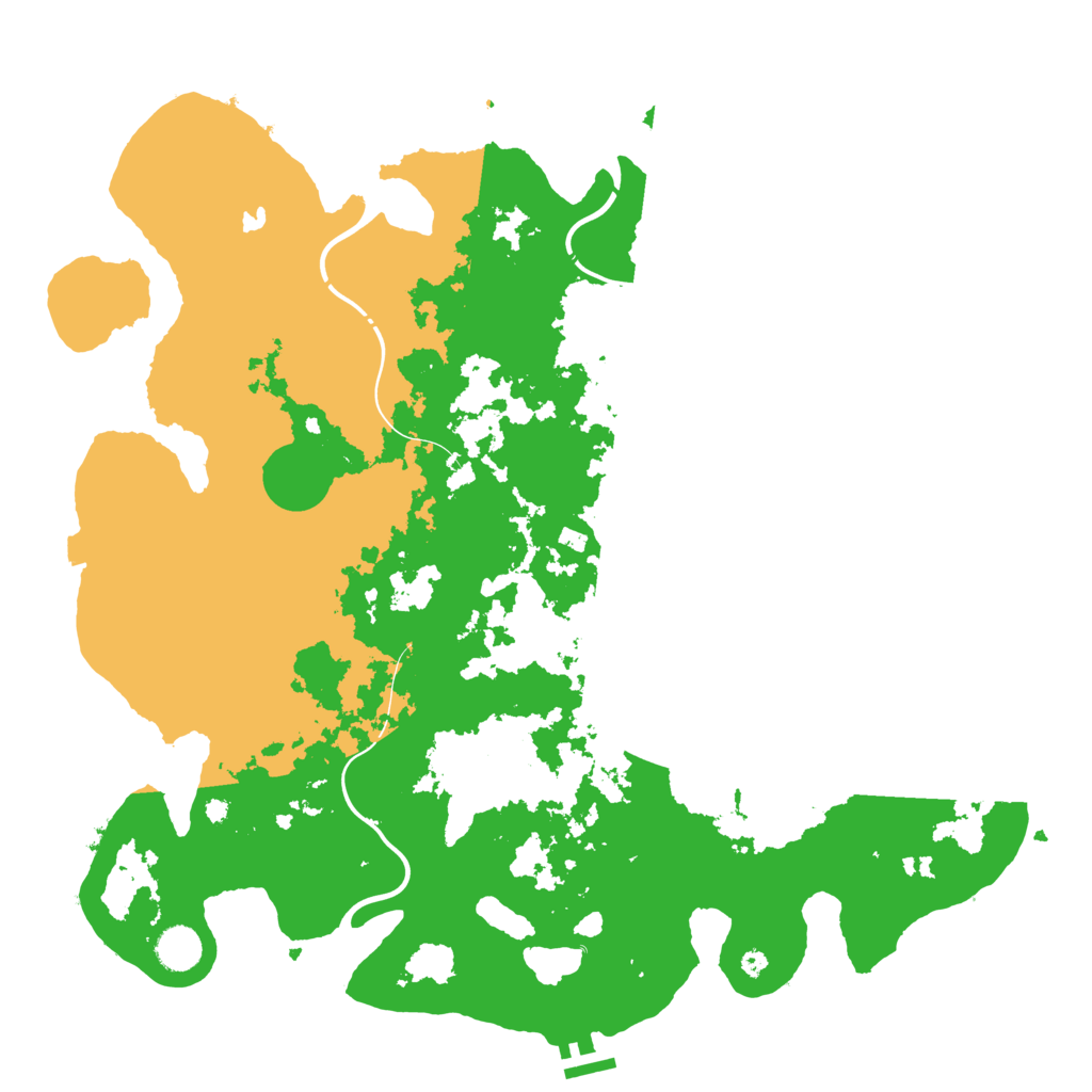 Biome Rust Map: Procedural Map, Size: 4250, Seed: 1291448349