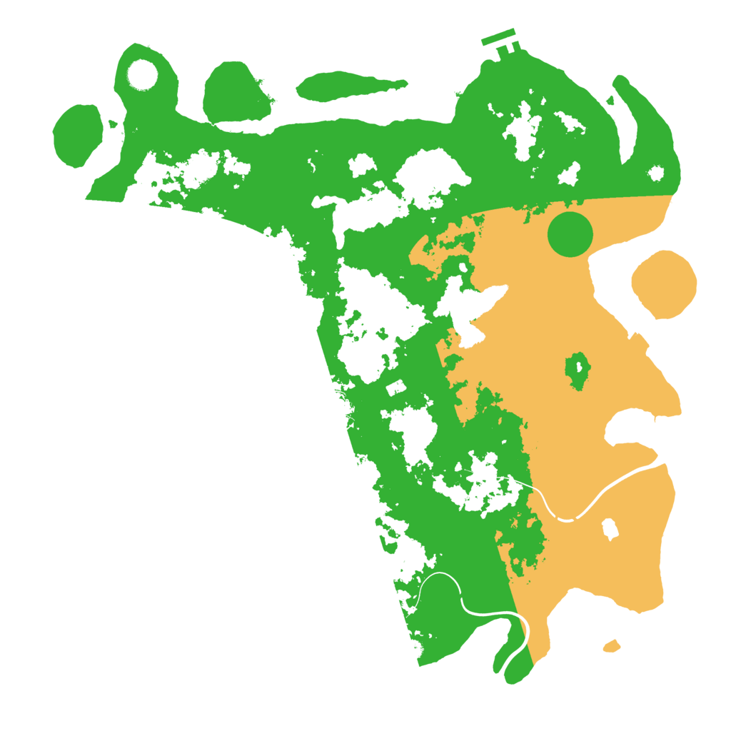 Biome Rust Map: Procedural Map, Size: 4250, Seed: 283832967