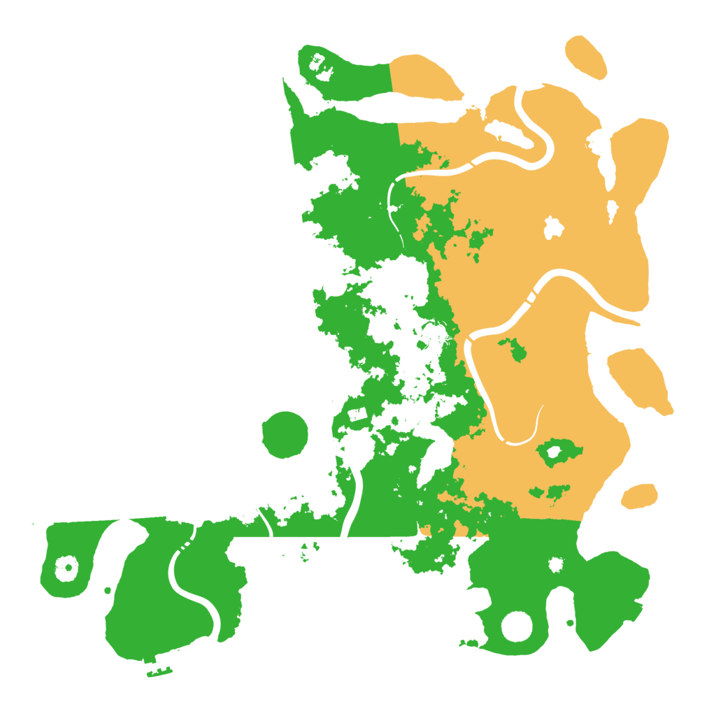 Biome Rust Map: Procedural Map, Size: 4250, Seed: 870031704