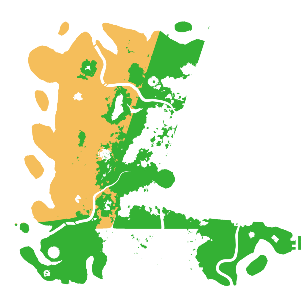 Biome Rust Map: Procedural Map, Size: 4500, Seed: 1063158919