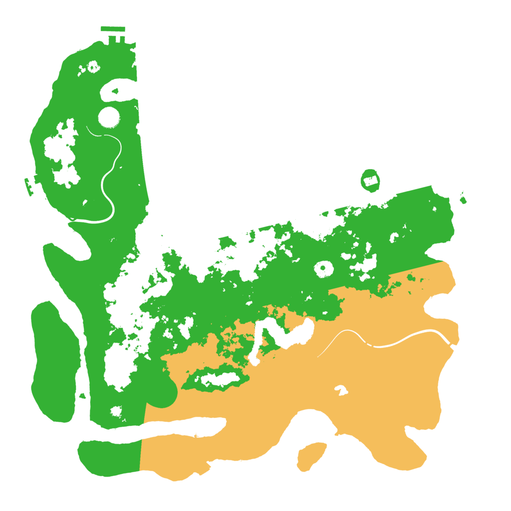 Biome Rust Map: Procedural Map, Size: 4250, Seed: 919265907