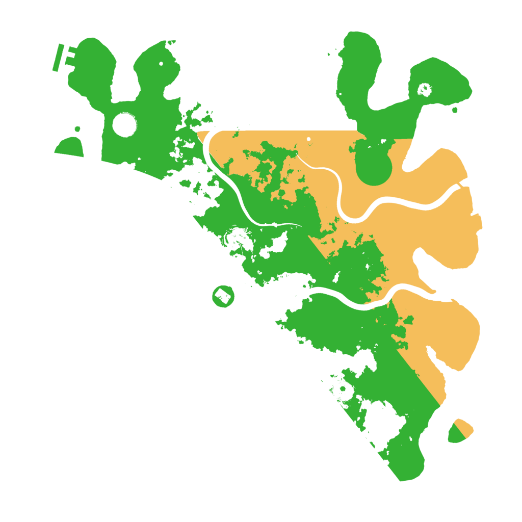 Biome Rust Map: Procedural Map, Size: 3800, Seed: 650072404