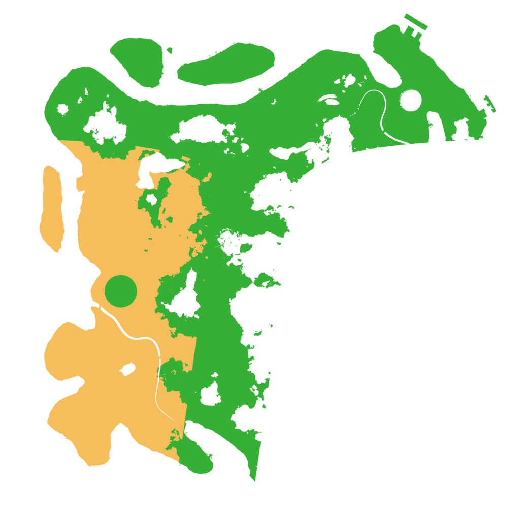 Biome Rust Map: Procedural Map, Size: 4250, Seed: 735751676