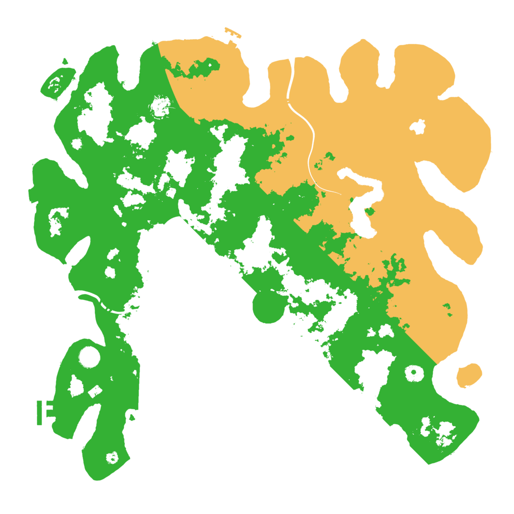 Biome Rust Map: Procedural Map, Size: 4250, Seed: 1309584309