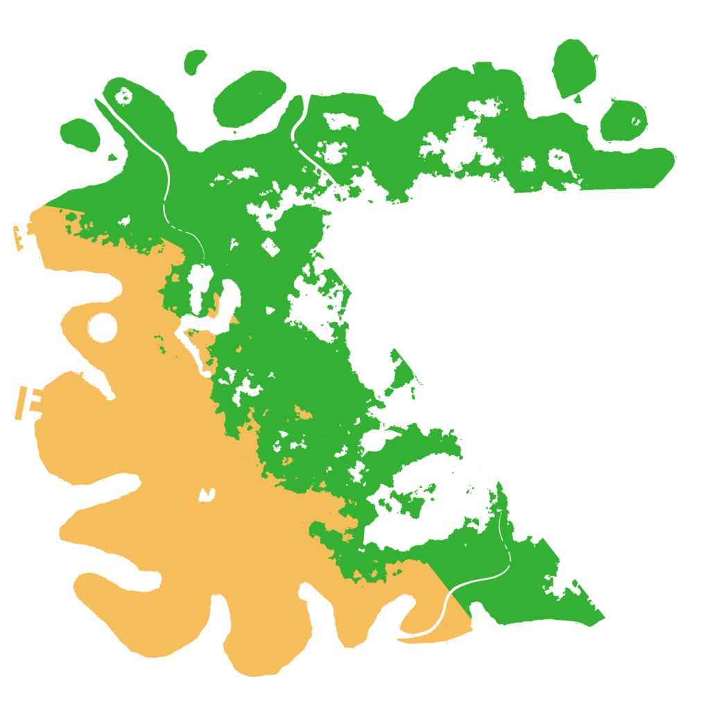 Biome Rust Map: Procedural Map, Size: 4250, Seed: 558203669