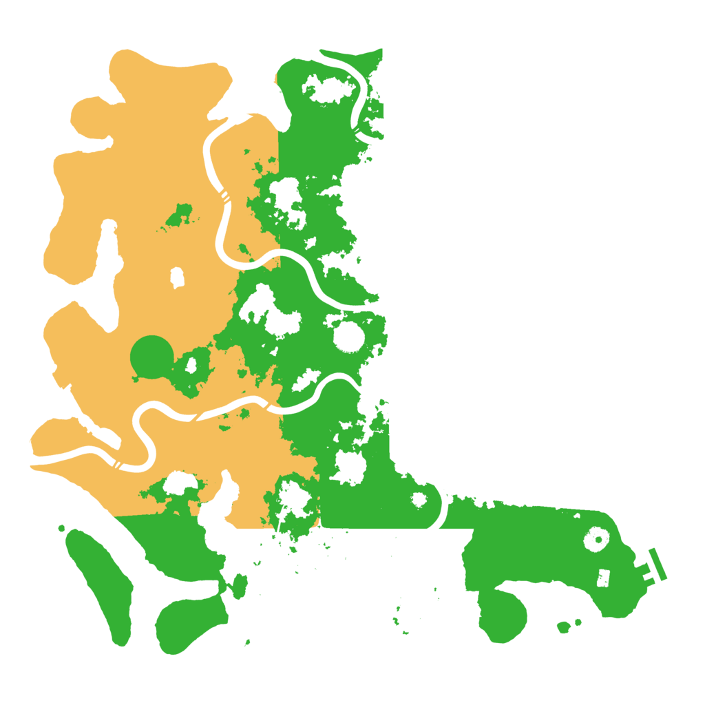 Biome Rust Map: Procedural Map, Size: 4250, Seed: 95618874