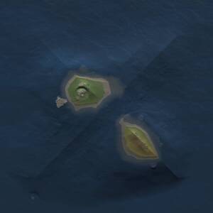 Thumbnail Rust Map: Procedural Map, Size: 1000, Seed: 2388, 1 Monuments