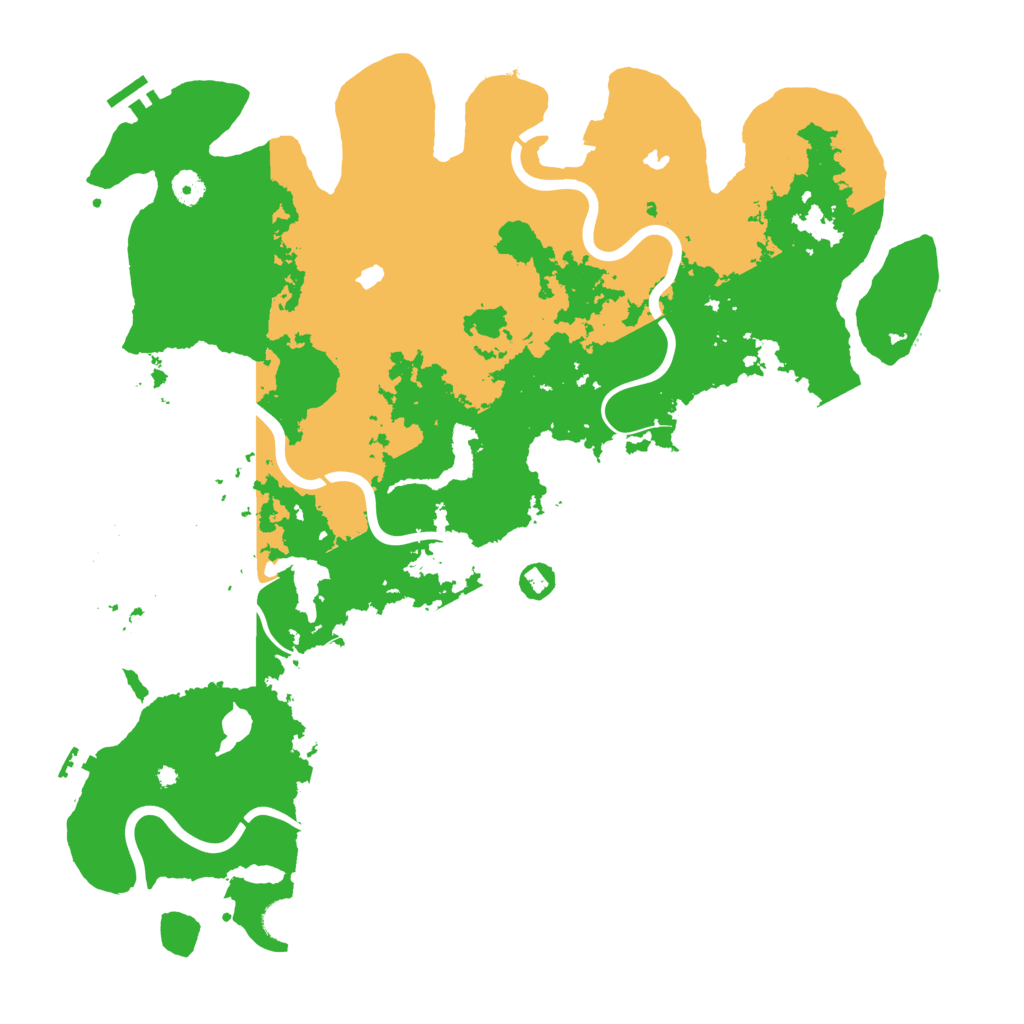 Biome Rust Map: Procedural Map, Size: 4615, Seed: 481981