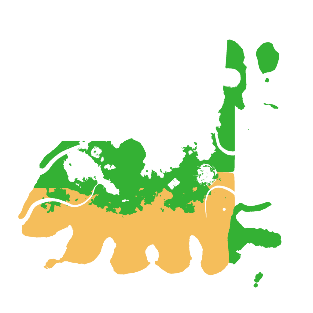 Biome Rust Map: Procedural Map, Size: 3000, Seed: 32700349