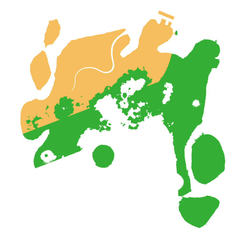 Biome Rust Map: Procedural Map, Size: 3000, Seed: 618984325