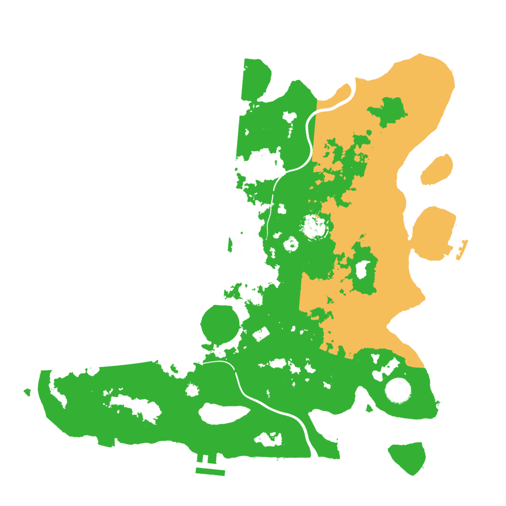 Biome Rust Map: Procedural Map, Size: 3500, Seed: 1004379607