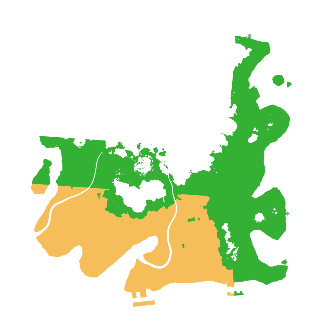 Biome Rust Map: Procedural Map, Size: 3000, Seed: 2001839759