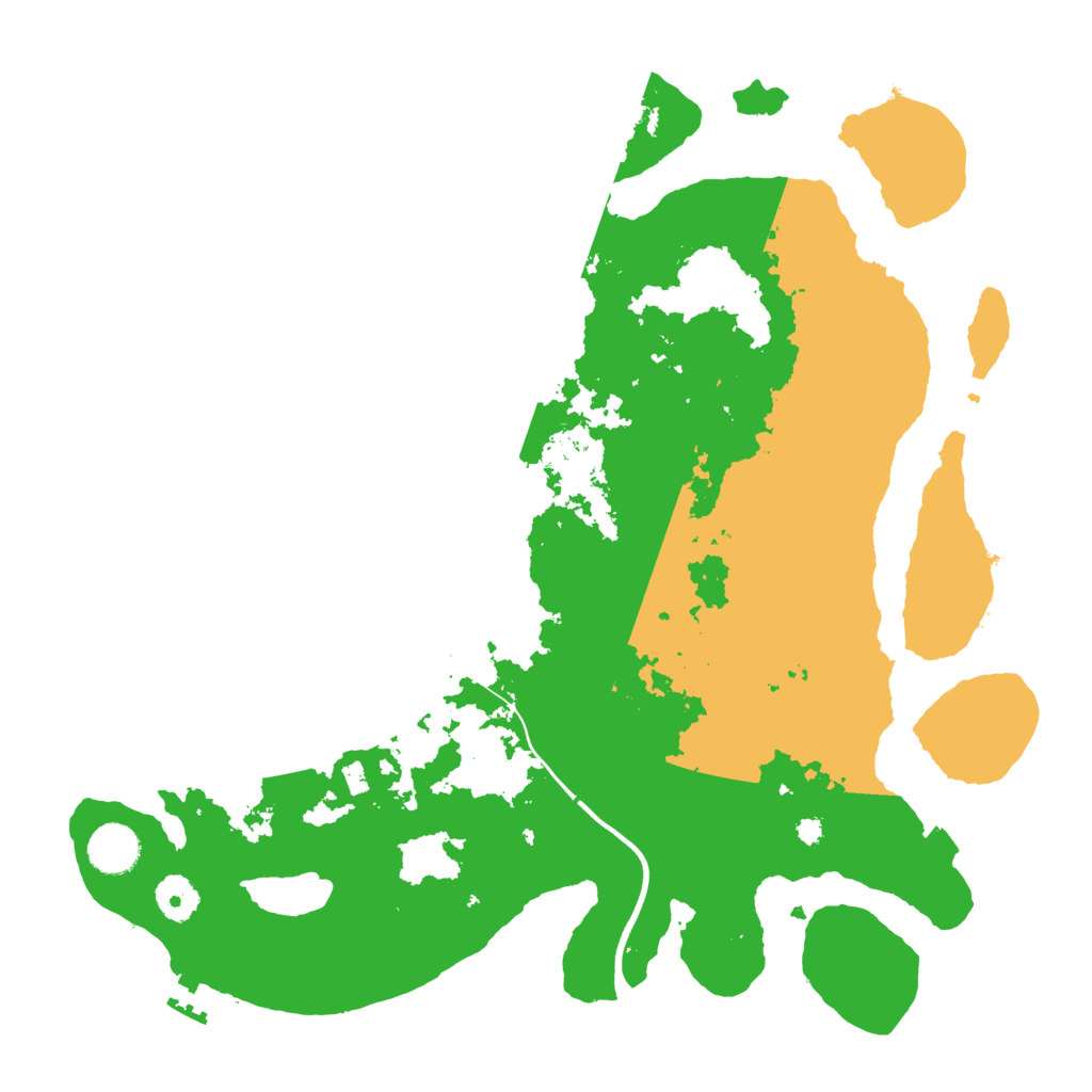 Biome Rust Map: Procedural Map, Size: 3750, Seed: 155693594