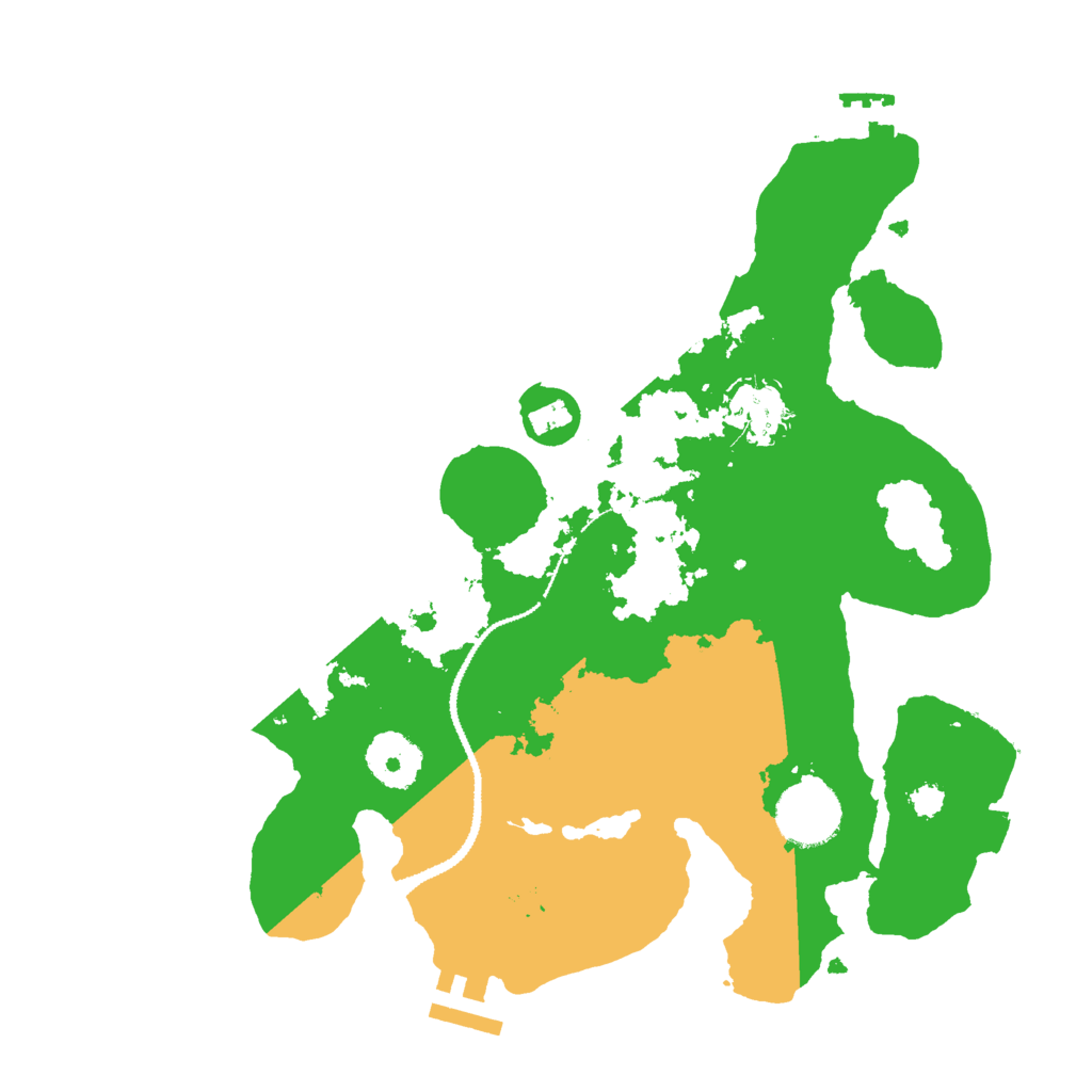 Biome Rust Map: Procedural Map, Size: 3000, Seed: 32858