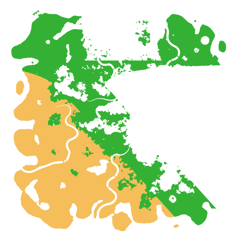 Biome Rust Map: Procedural Map, Size: 5001, Seed: 262346401