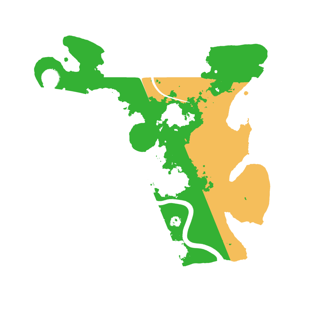 Biome Rust Map: Procedural Map, Size: 3000, Seed: 826633655