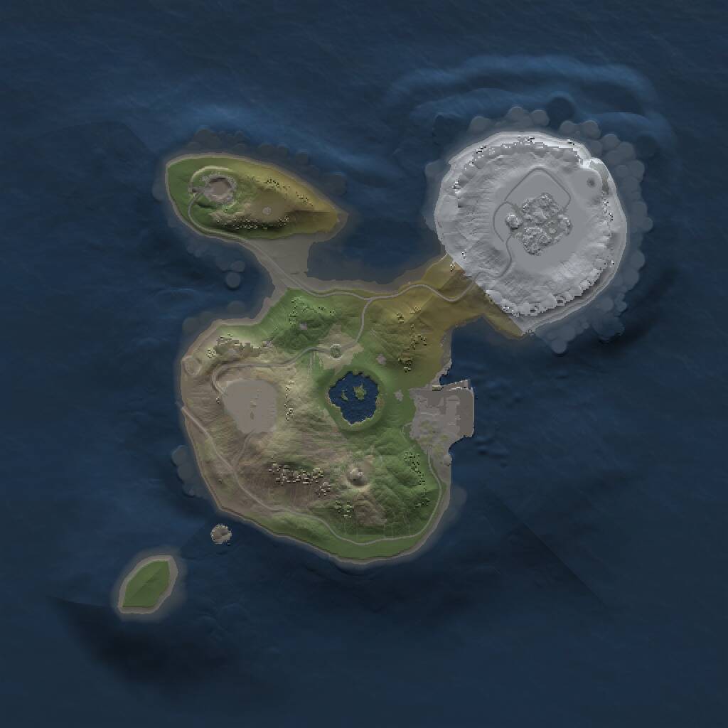 Rust Map: Procedural Map, Size: 1500, Seed: 1686764612, 2 Monuments