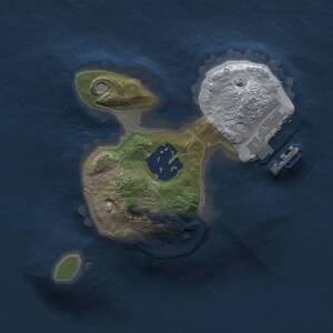 Thumbnail Rust Map: Procedural Map, Size: 1500, Seed: 1686764612, 3 Monuments