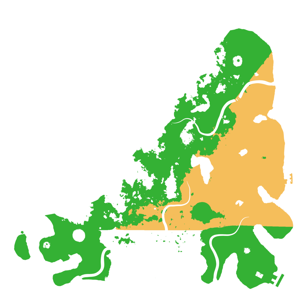 Biome Rust Map: Procedural Map, Size: 4500, Seed: 25433056