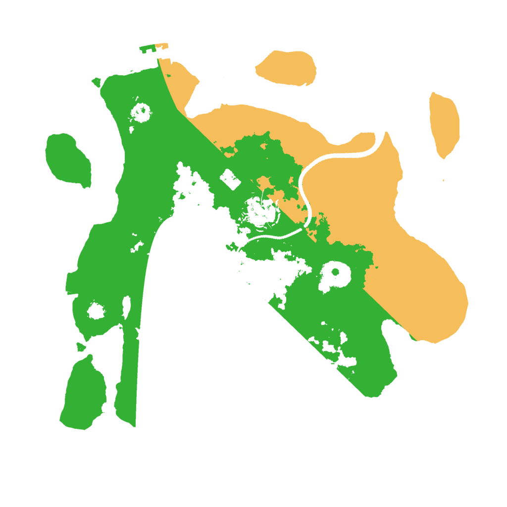 Biome Rust Map: Procedural Map, Size: 2700, Seed: 2030583414