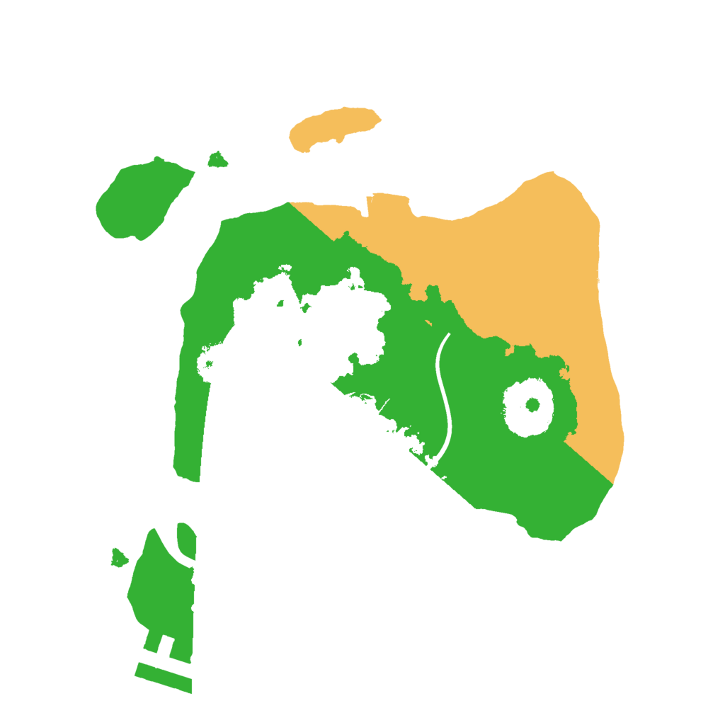 Biome Rust Map: Procedural Map, Size: 2000, Seed: 2118892753