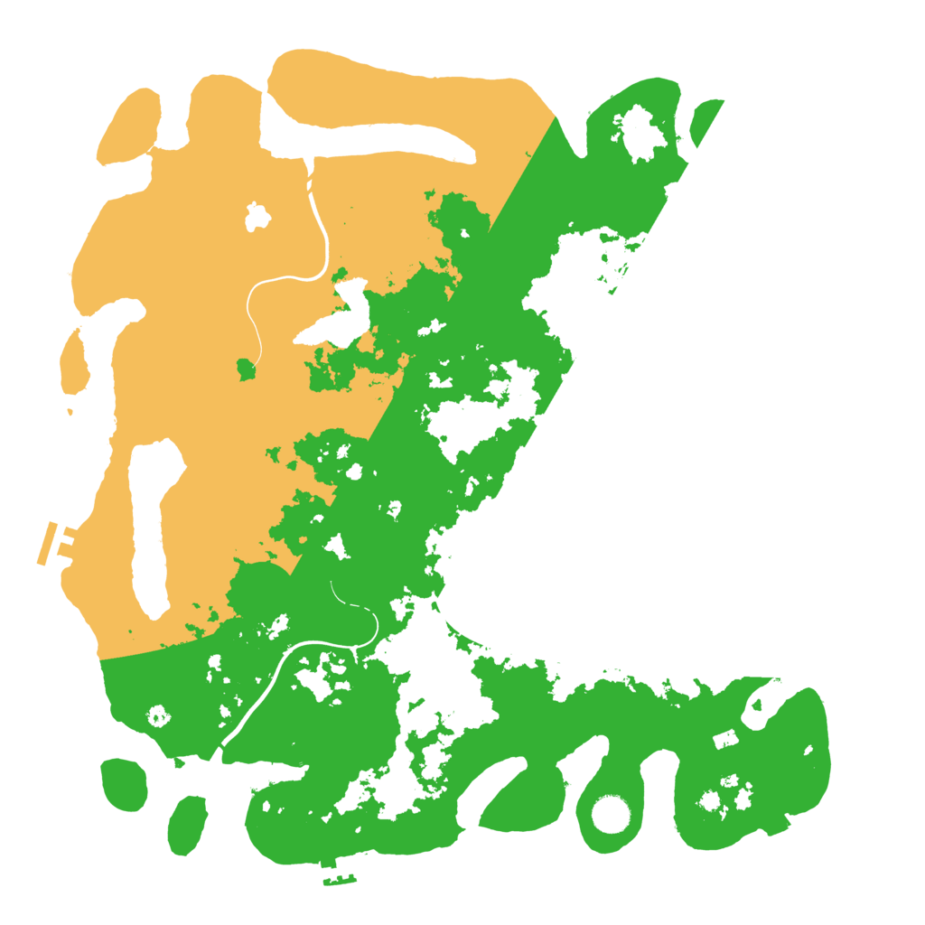 Biome Rust Map: Procedural Map, Size: 4250, Seed: 684707158