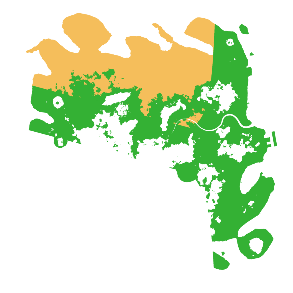 Biome Rust Map: Procedural Map, Size: 3963, Seed: 45654