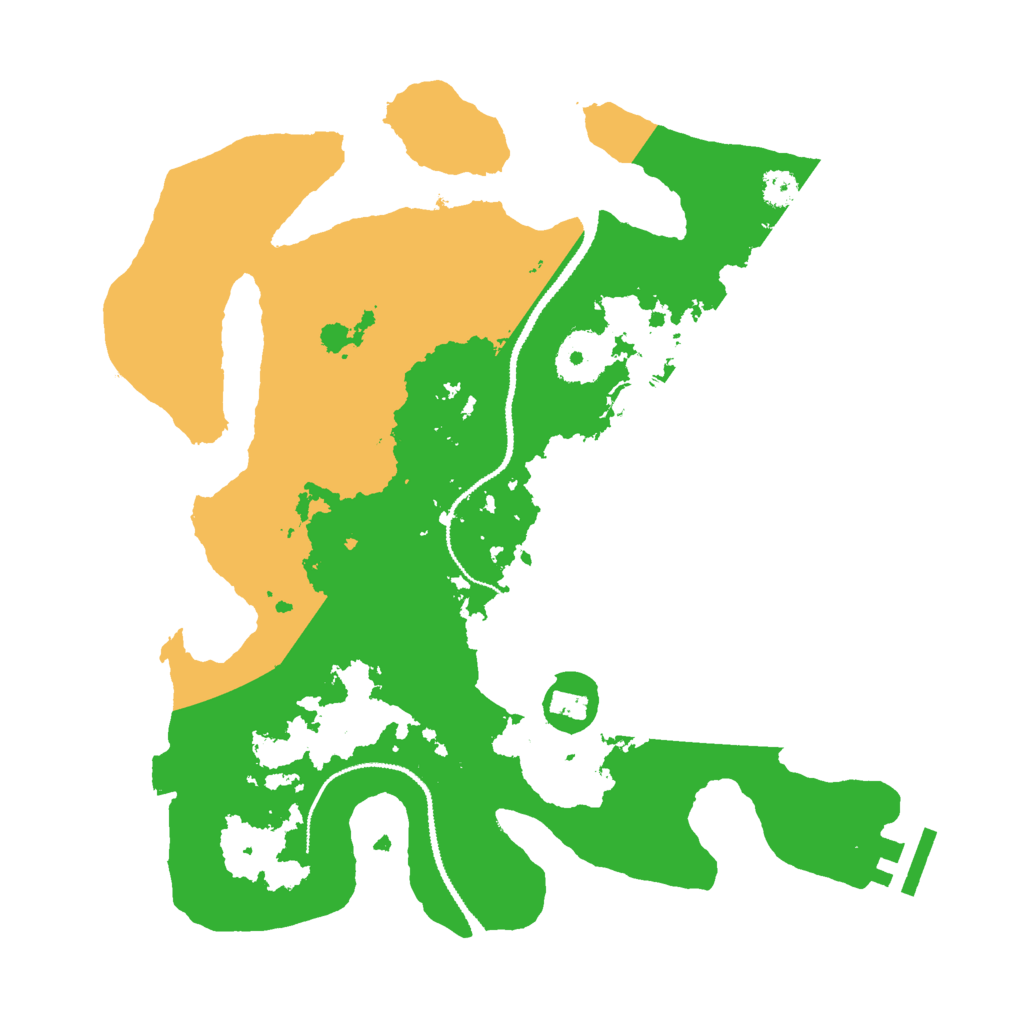 Biome Rust Map: Procedural Map, Size: 3000, Seed: 1083731673