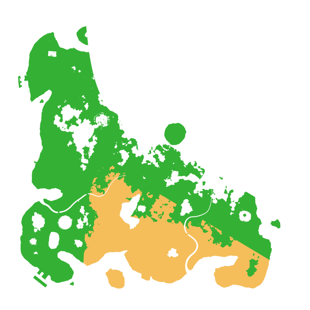 Biome Rust Map: Procedural Map, Size: 4000, Seed: 1414141414