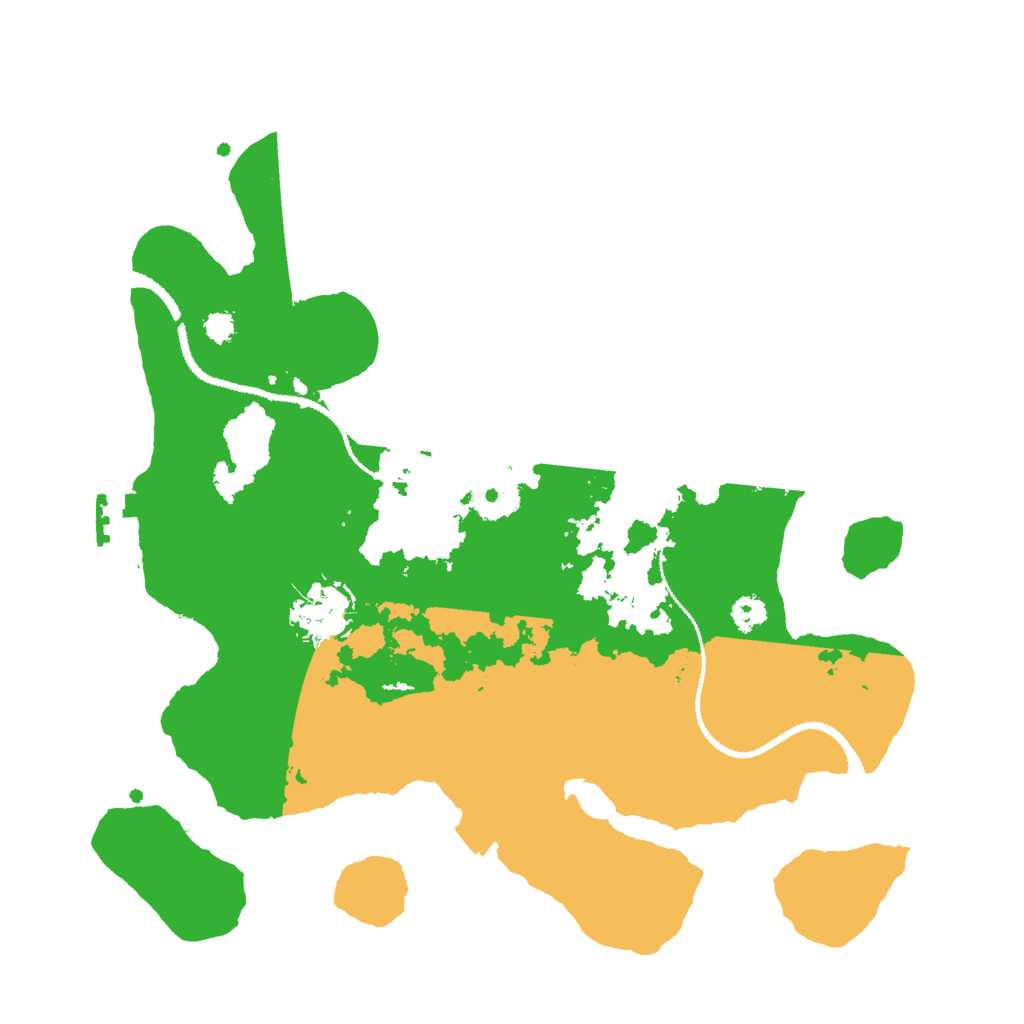 Biome Rust Map: Procedural Map, Size: 3000, Seed: 1286731894