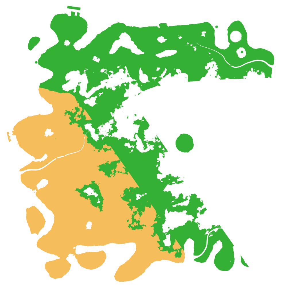 Biome Rust Map: Procedural Map, Size: 4500, Seed: 1873580723