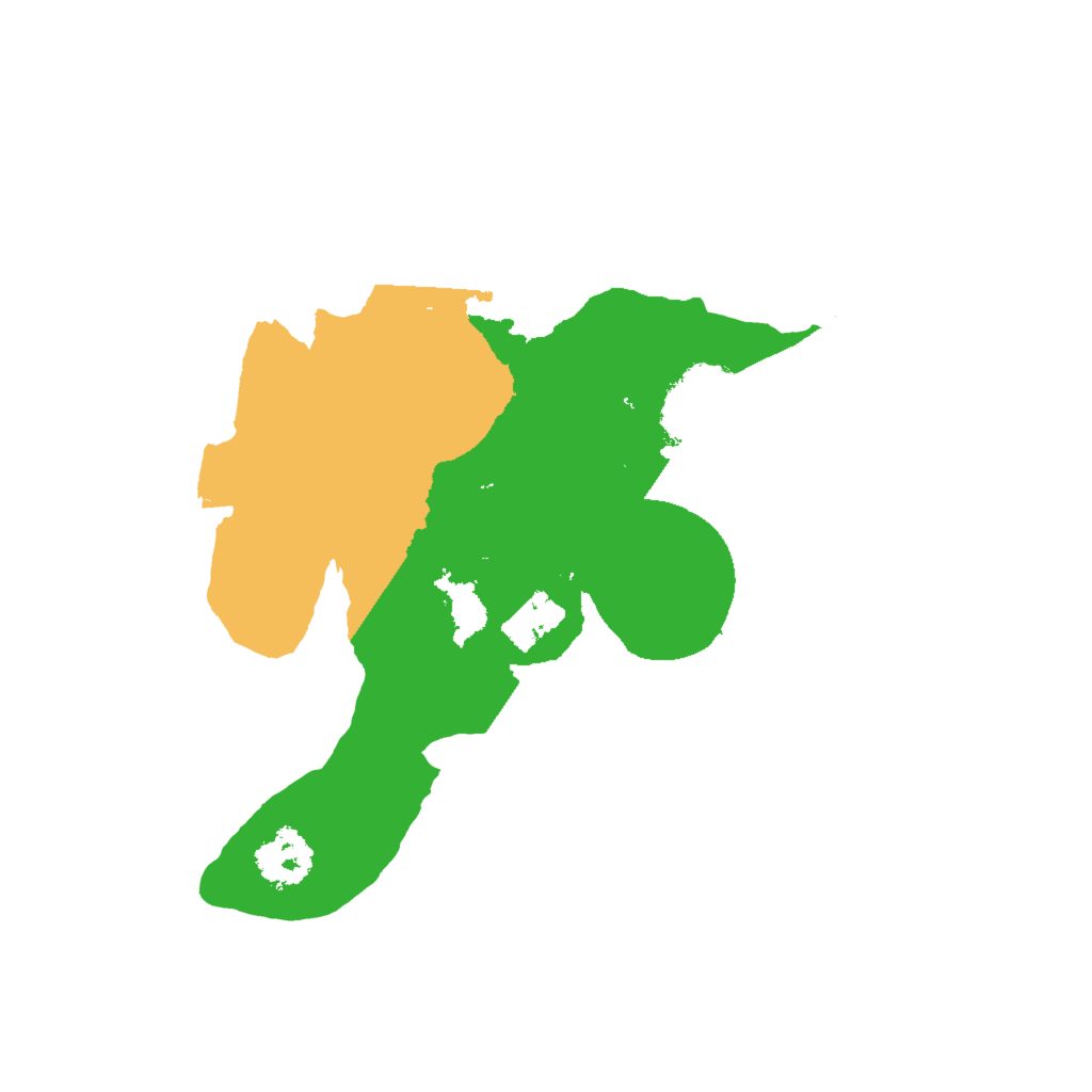 Biome Rust Map: Procedural Map, Size: 2000, Seed: 287240250