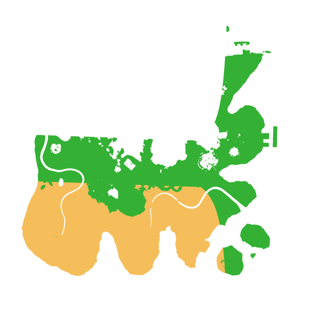 Biome Rust Map: Procedural Map, Size: 3000, Seed: 81273912