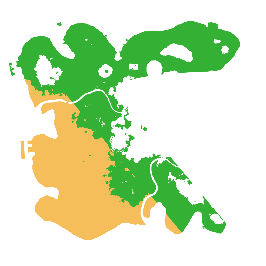 Biome Rust Map: Procedural Map, Size: 3000, Seed: 1679242573