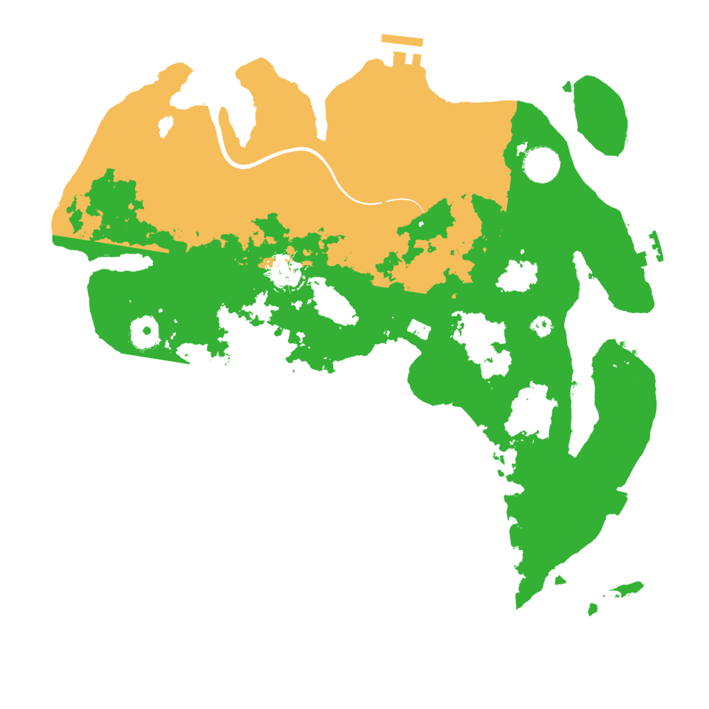 Biome Rust Map: Procedural Map, Size: 3450, Seed: 654654616