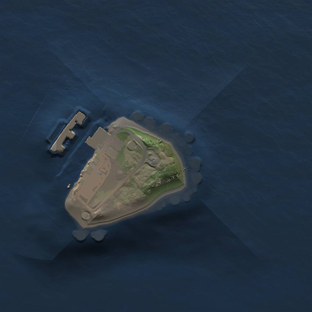 Rust Map: Procedural Map, Size: 1000, Seed: 185826793, 2 Monuments