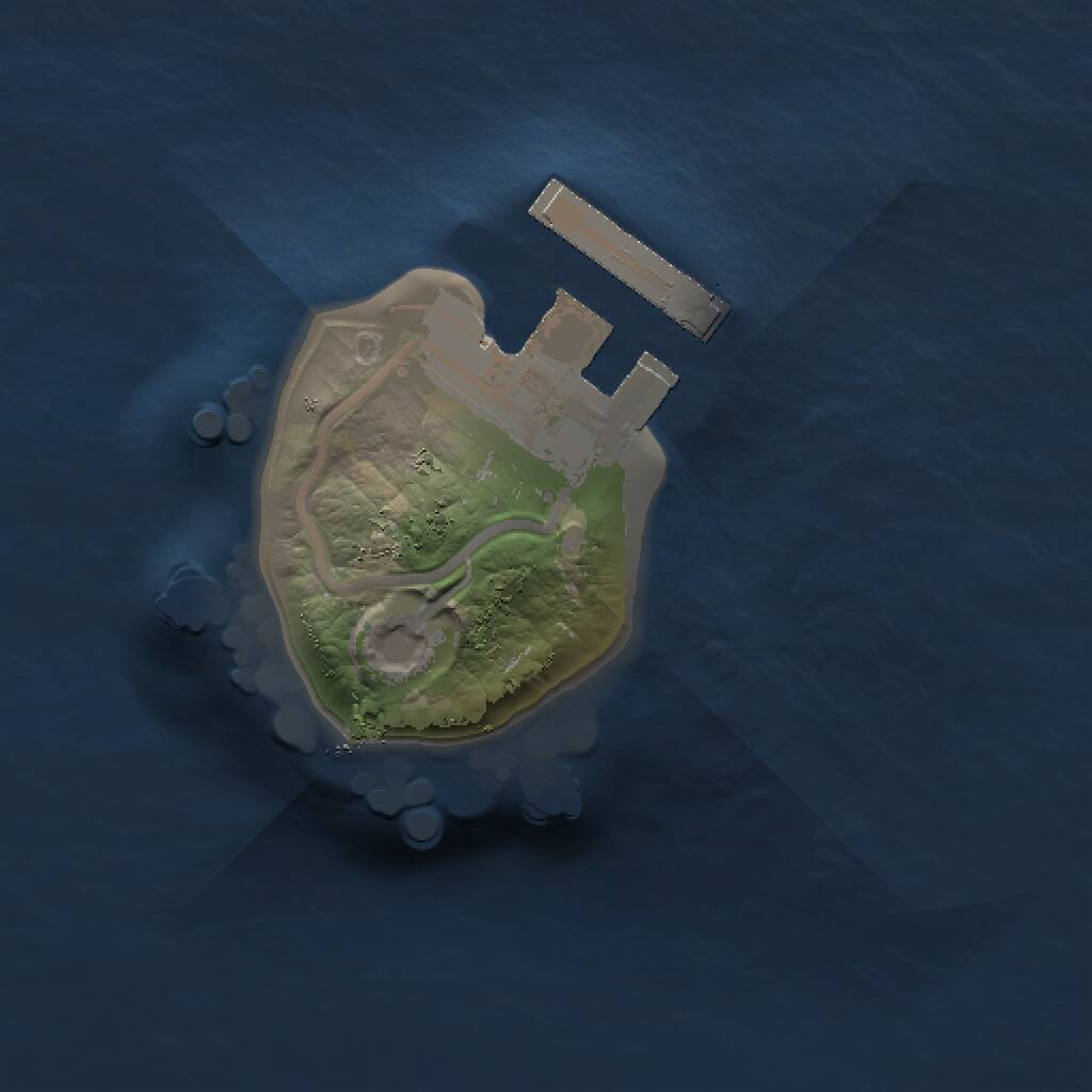 Rust Map: Procedural Map, Size: 1000, Seed: 22475264, 2 Monuments