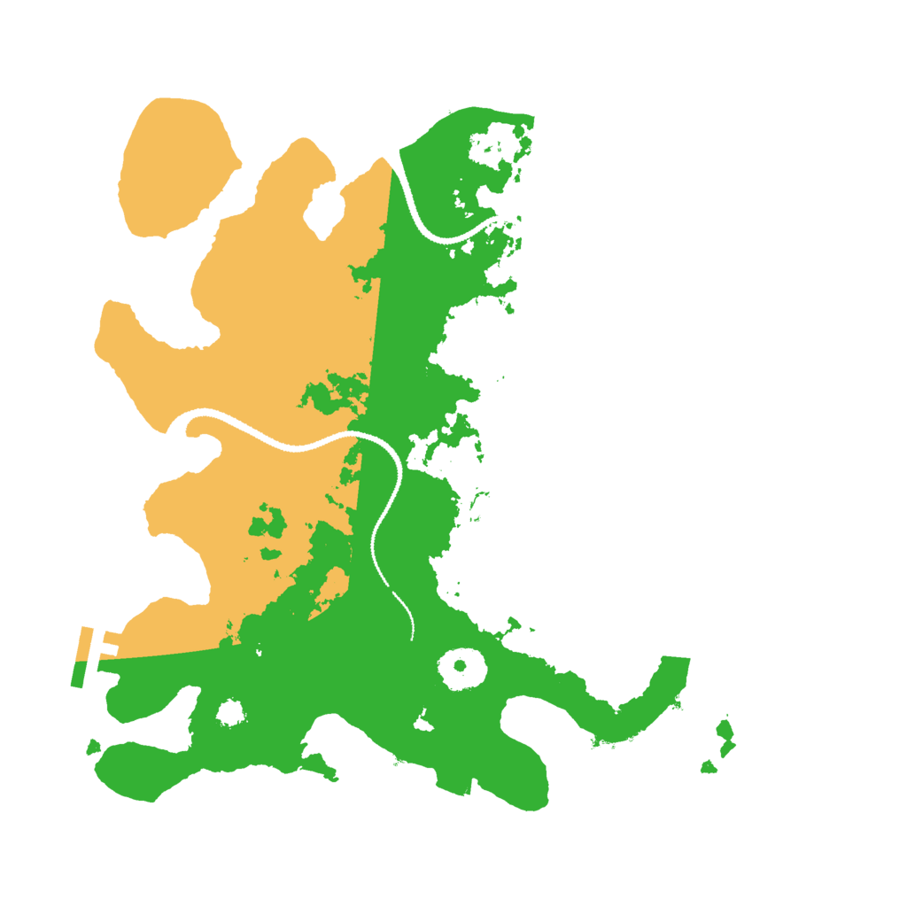 Biome Rust Map: Procedural Map, Size: 3000, Seed: 13888