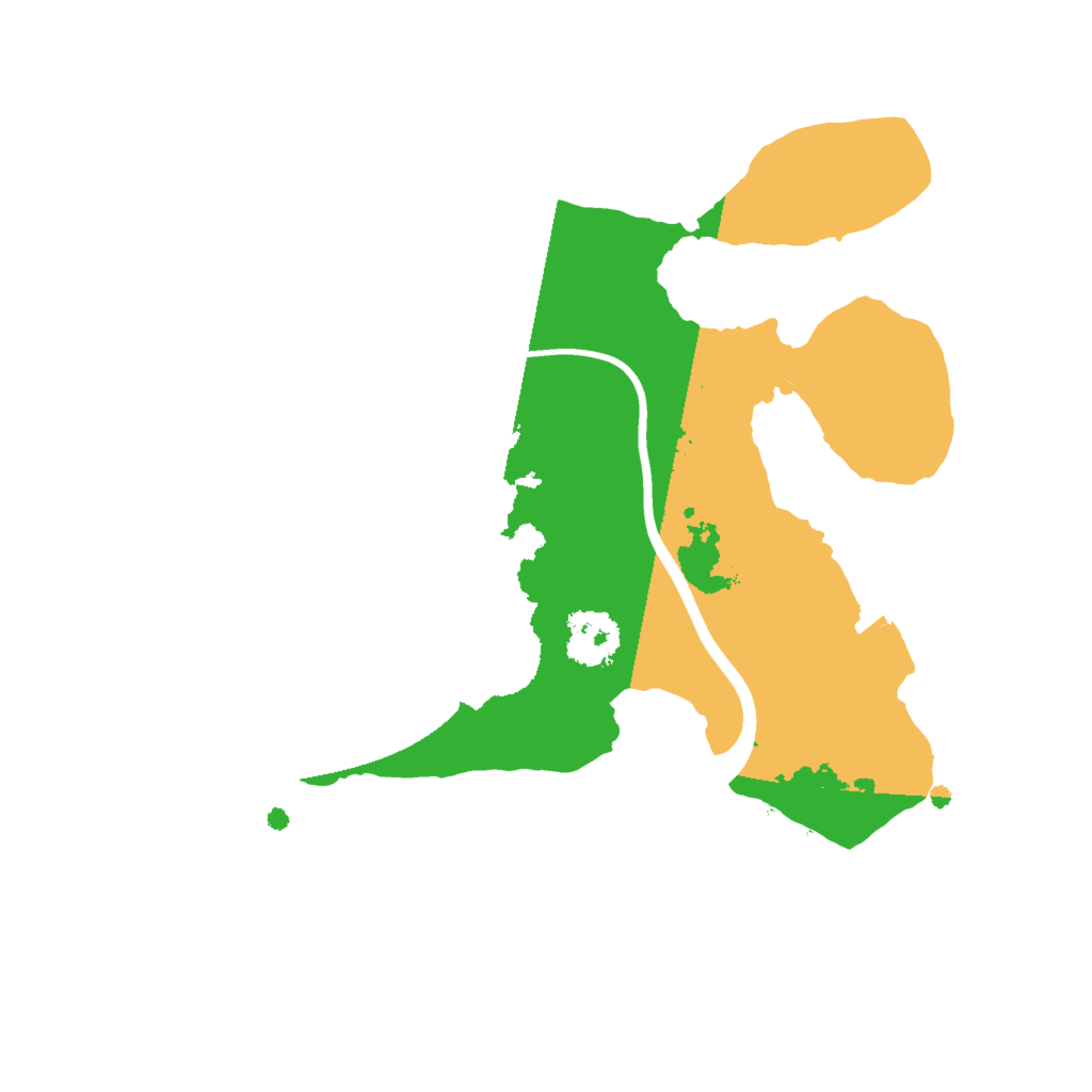 Biome Rust Map: Procedural Map, Size: 2000, Seed: 1329133183