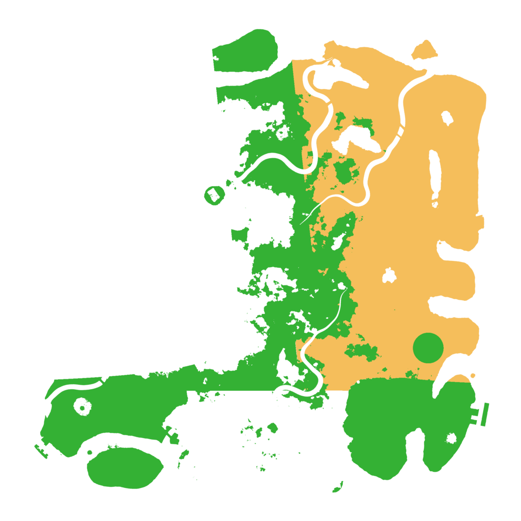 Biome Rust Map: Procedural Map, Size: 4500, Seed: 219933313
