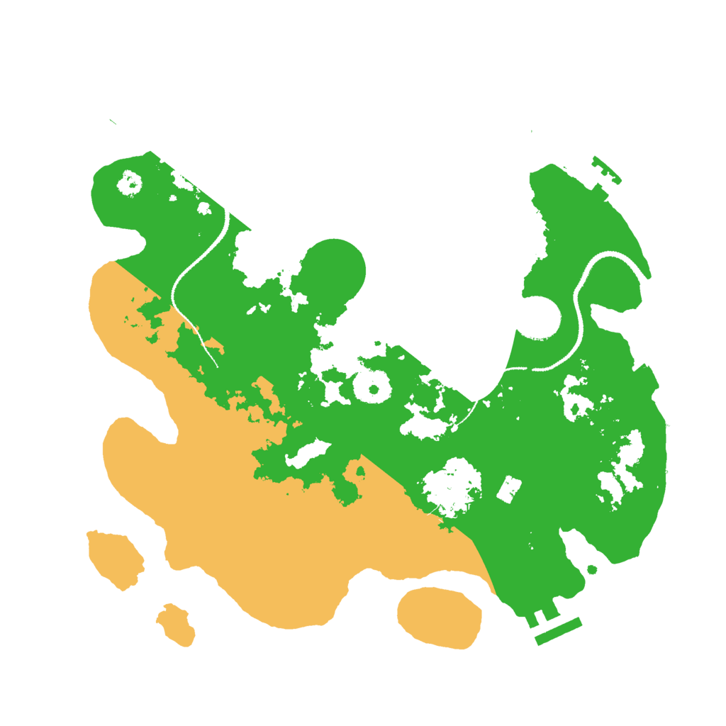 Biome Rust Map: Procedural Map, Size: 3000, Seed: 1463463643