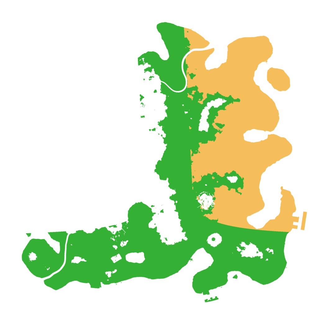 Biome Rust Map: Procedural Map, Size: 3500, Seed: 1993020839