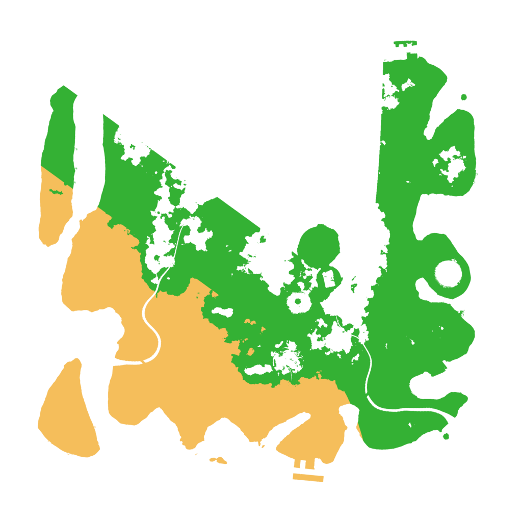 Biome Rust Map: Procedural Map, Size: 3450, Seed: 69372