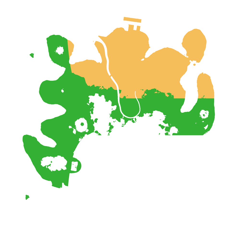 Biome Rust Map: Procedural Map, Size: 2800, Seed: 607762128