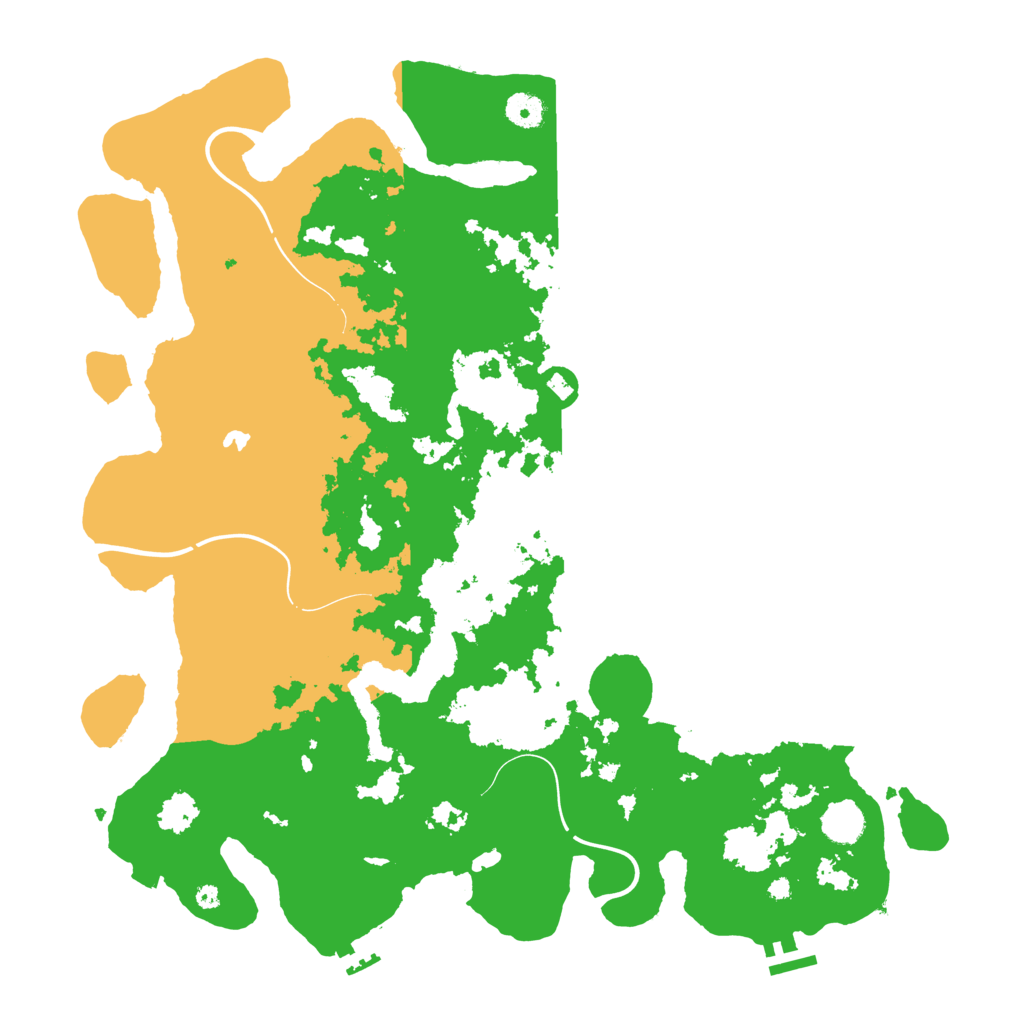Biome Rust Map: Procedural Map, Size: 4300, Seed: 64516