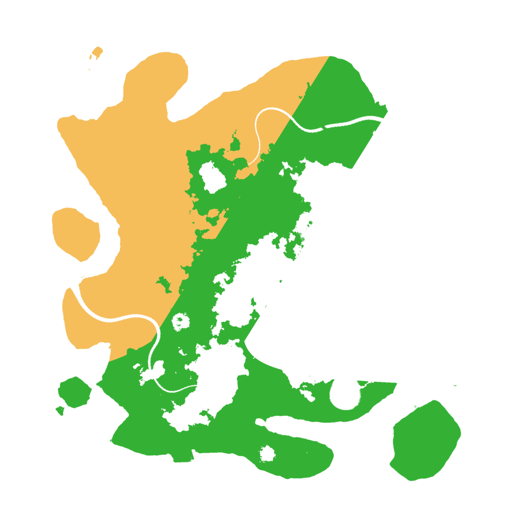 Biome Rust Map: Procedural Map, Size: 3000, Seed: 1546769045