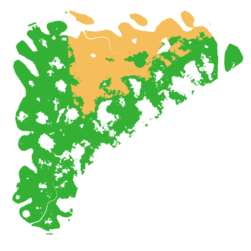 Biome Rust Map: Procedural Map, Size: 6000, Seed: 509182872