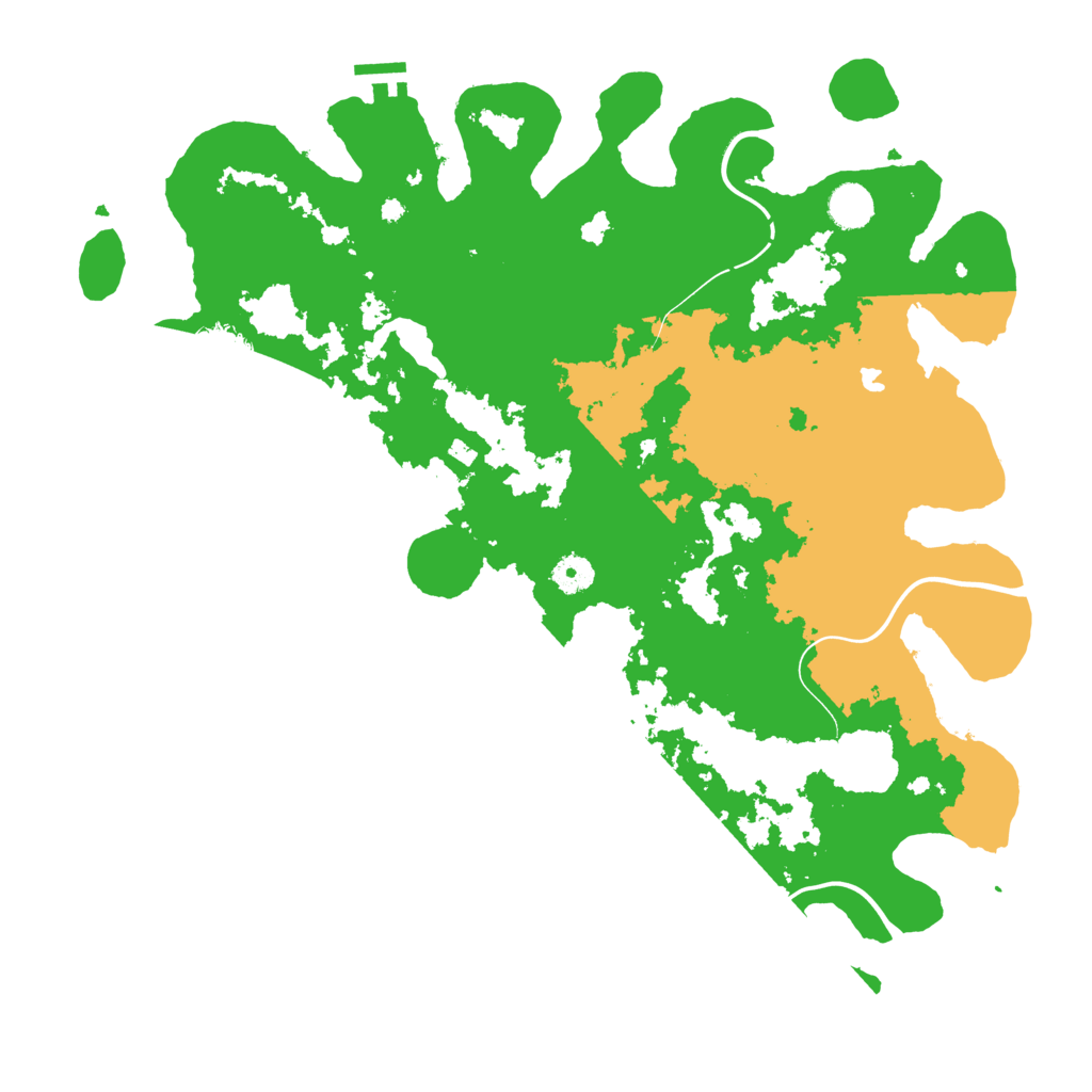 Biome Rust Map: Procedural Map, Size: 4255, Seed: 1845225799