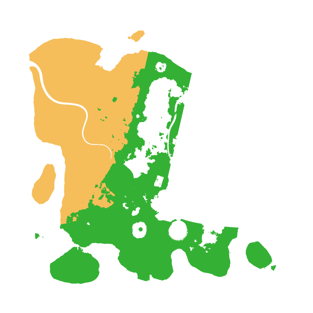 Biome Rust Map: Procedural Map, Size: 3000, Seed: 91237593