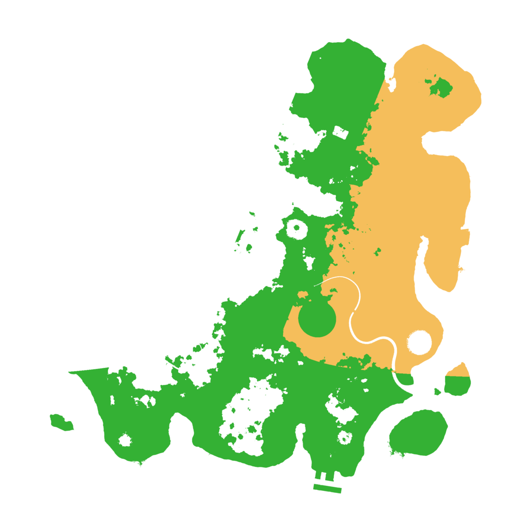 Biome Rust Map: Procedural Map, Size: 3700, Seed: 1875978943